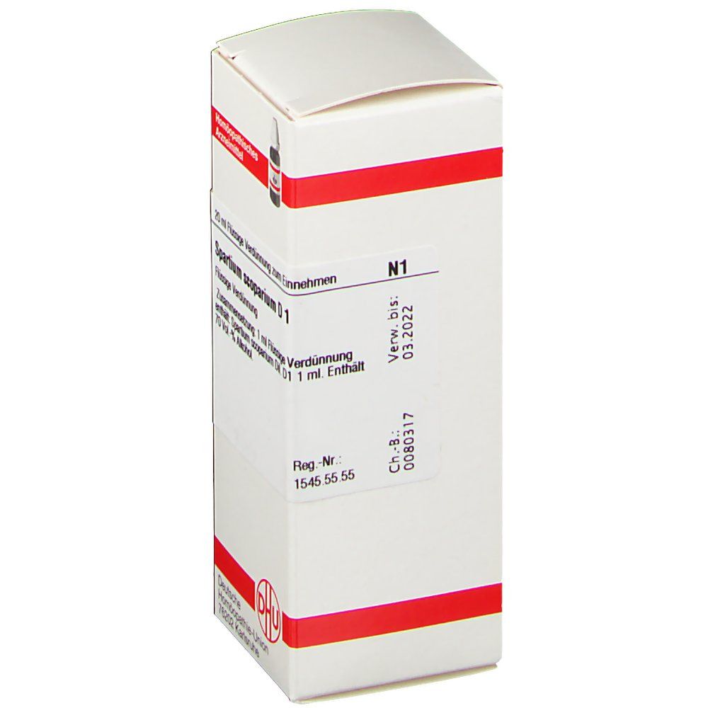 Spartium Scoparium D 1 Dilution 20 ml