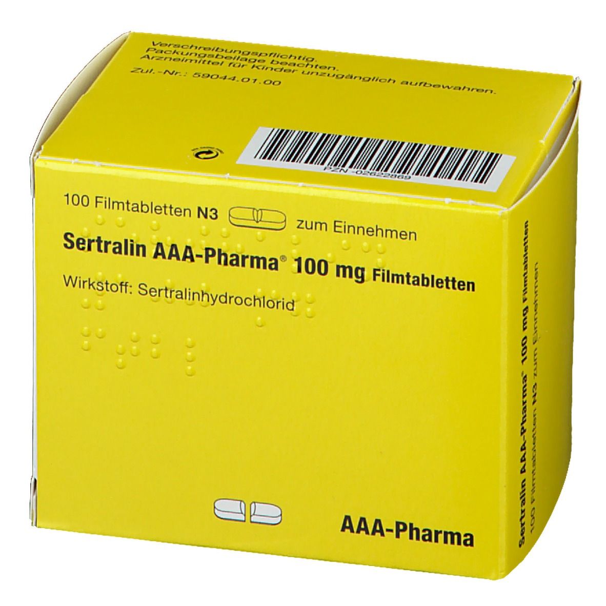 Sertralin 100Mg AAA® Pharma