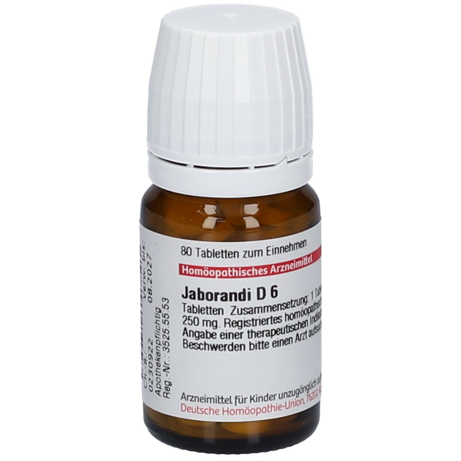 Jaborandi D 6 Tabletten 80 St