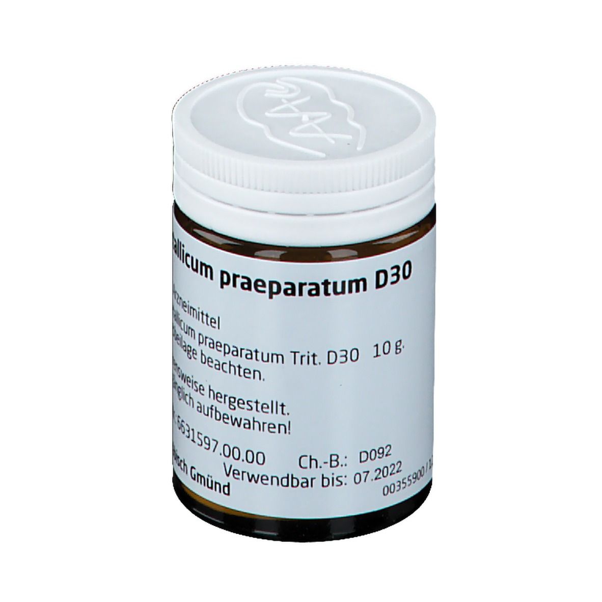 Argentum Metallicum Praep. D30 Trituration