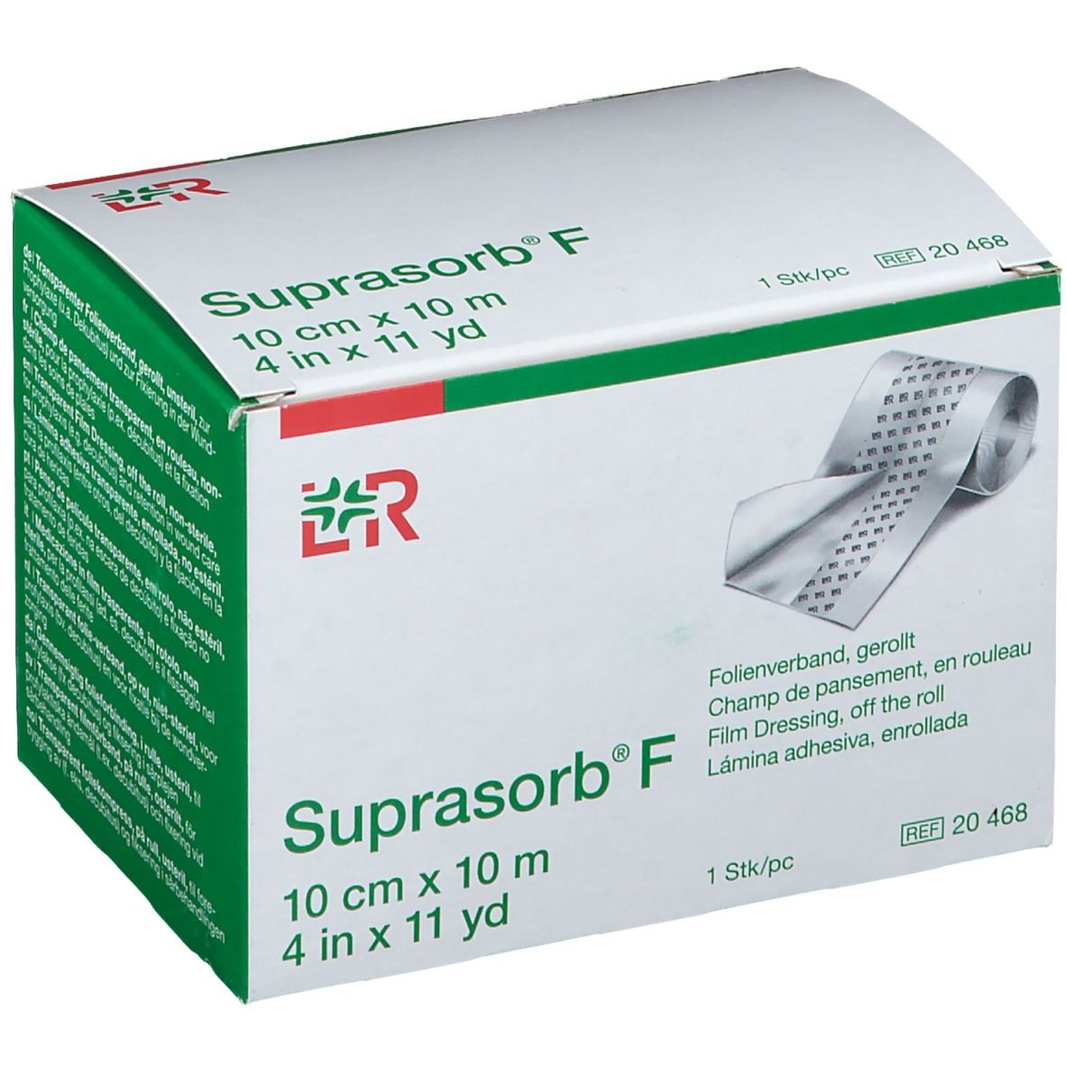 Suprasorb F Folien Wundverb.10 cmx10 m unste.Rolle 1 St Verband