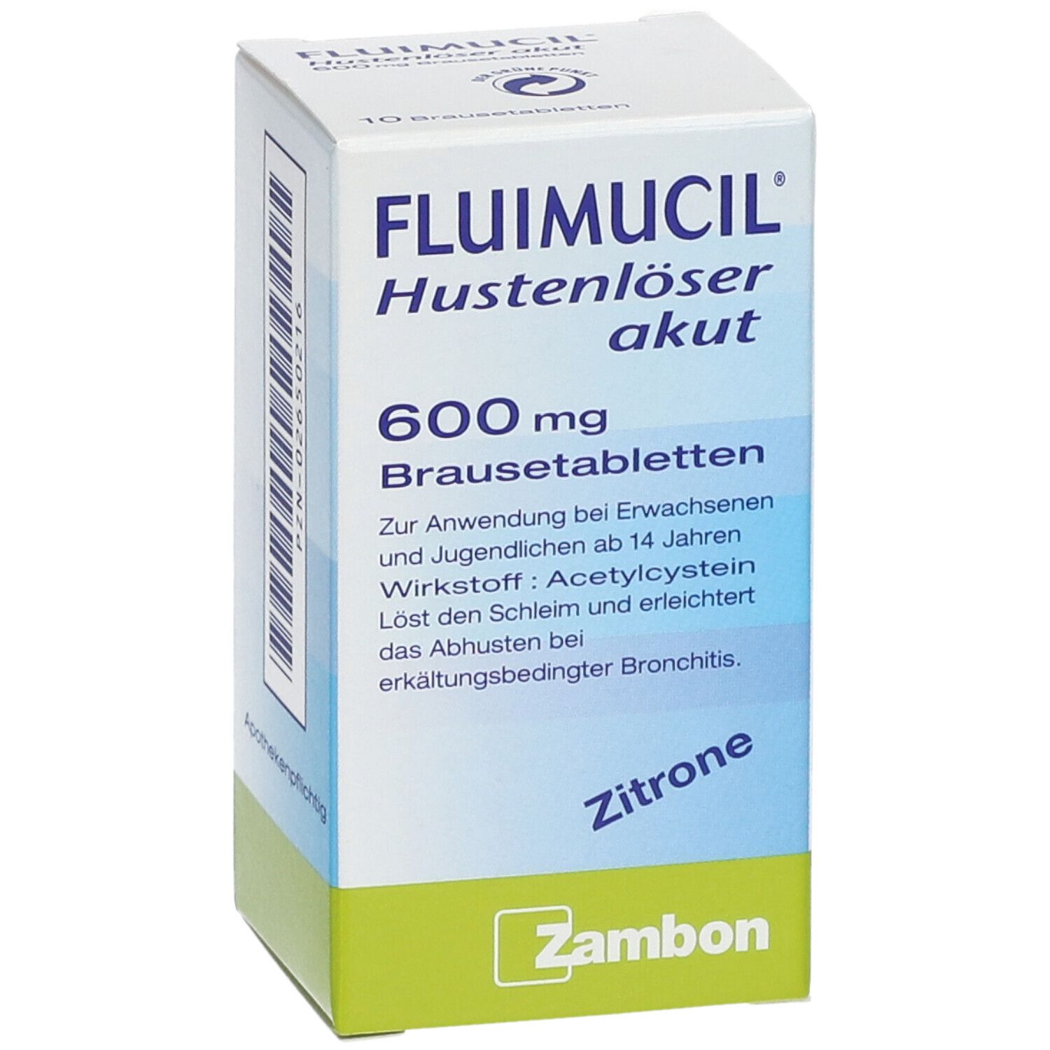 FLUIMUCIL® Hustenlöser akut 600 Brausetabletten