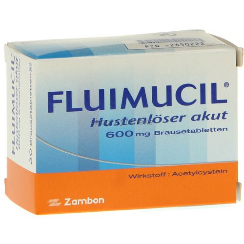Fluimucil Hustenlöser akut 600 Brausetabletten