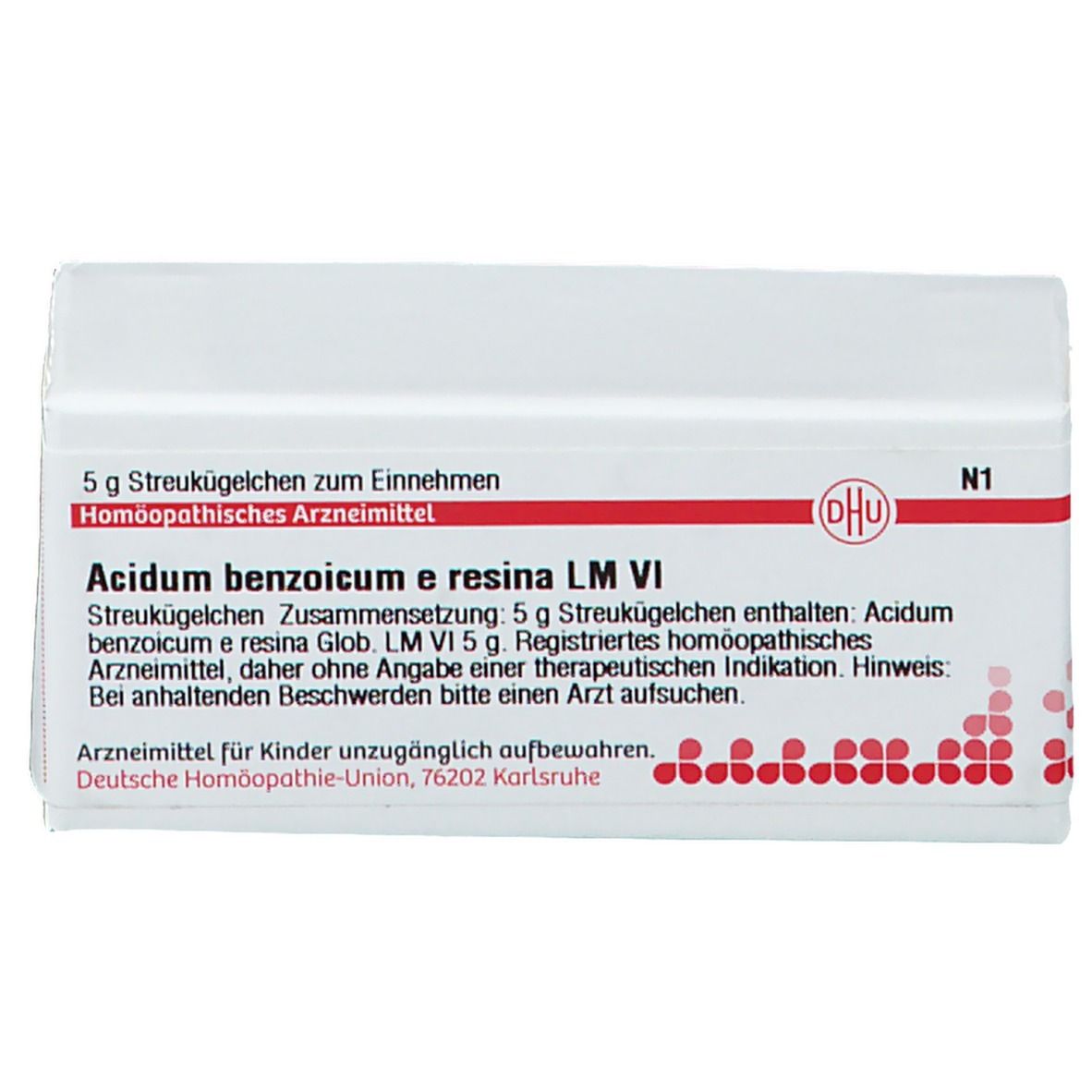 DHU Acidum Benzoicum e Resina LM VI