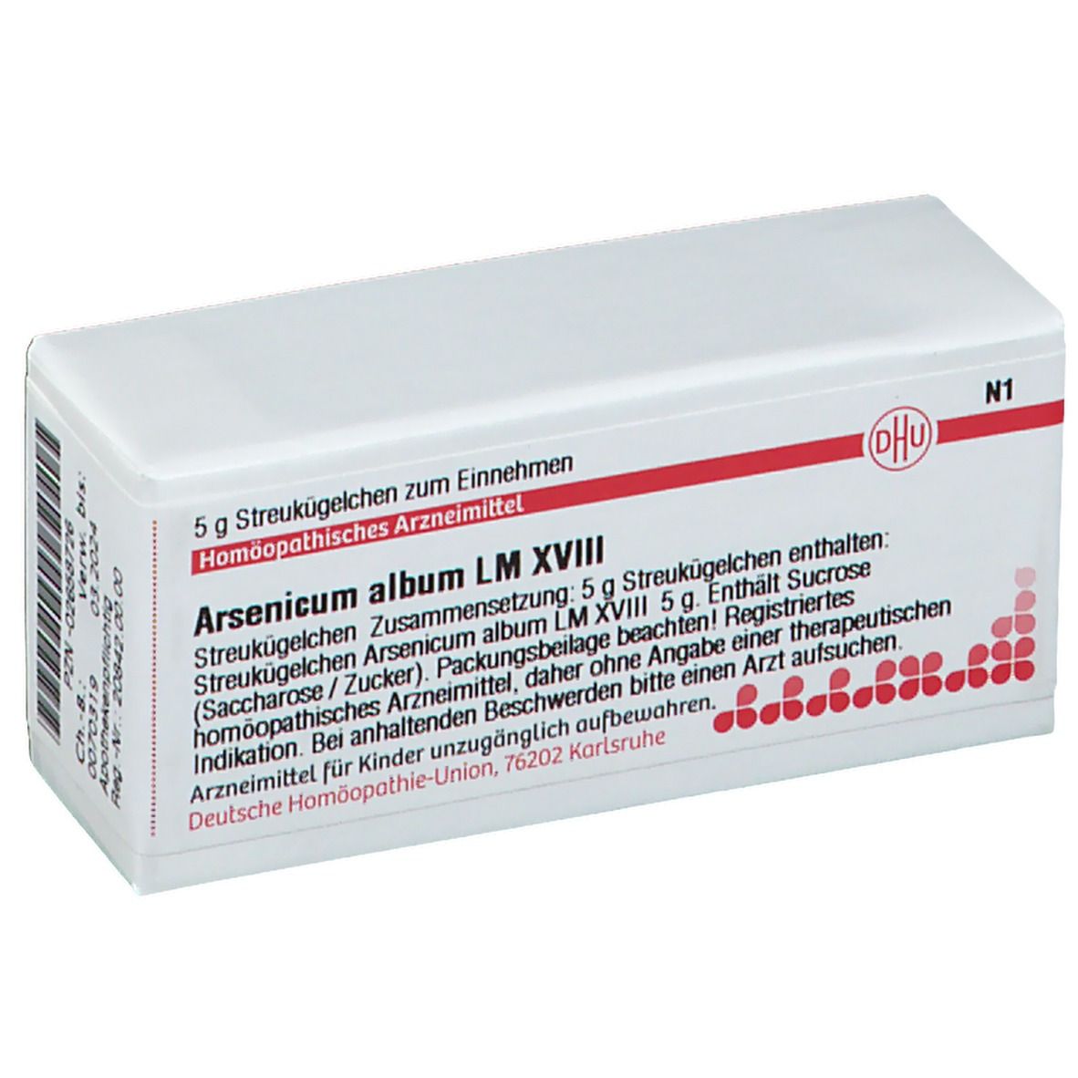 DHU LM Arsenicum album XVIII Globuli