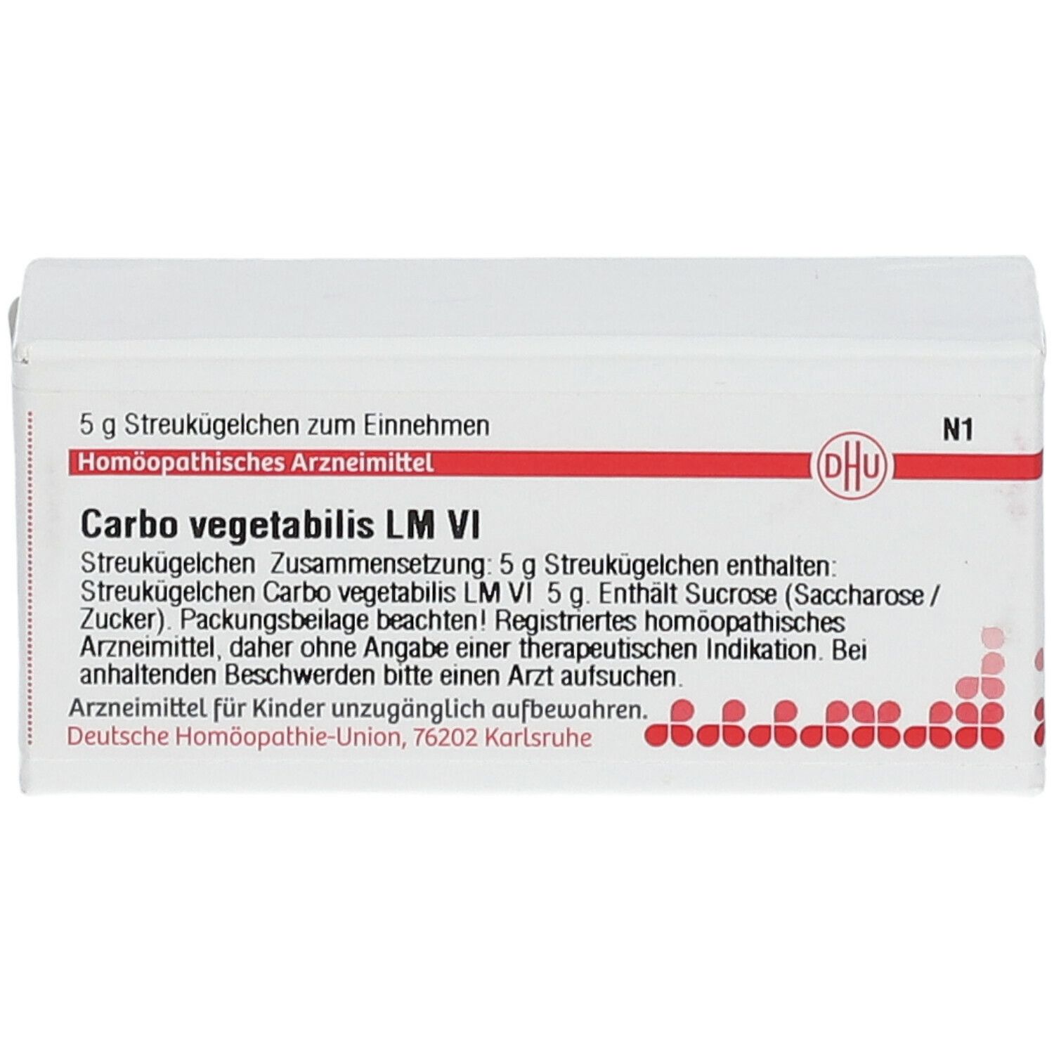 DHU Carbo Vegetabilis LM VI