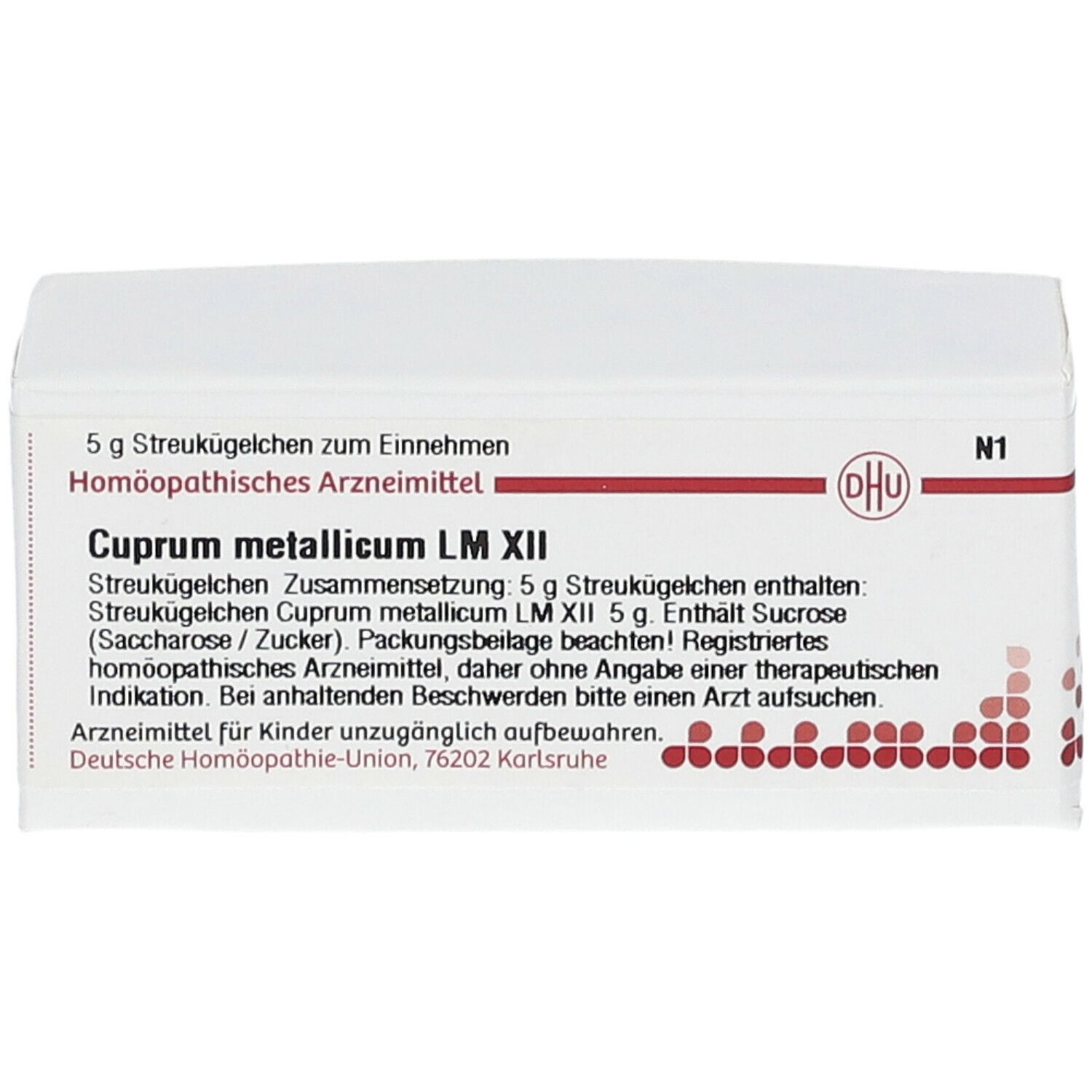 DHU Cuprum Metallicum LM XII