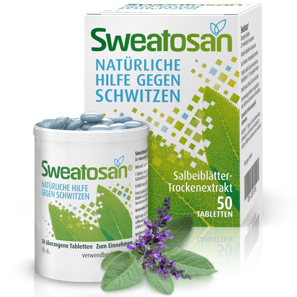 Sweatosan® pflanzliches Arzneimittel gegen starkes Schwitzen