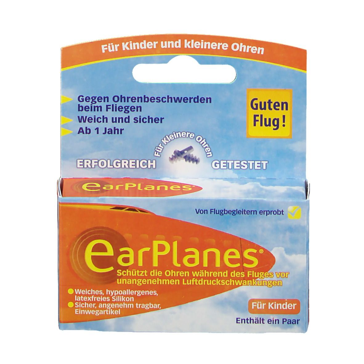 EarPlanes® Ohrstöpsel für Kinder
