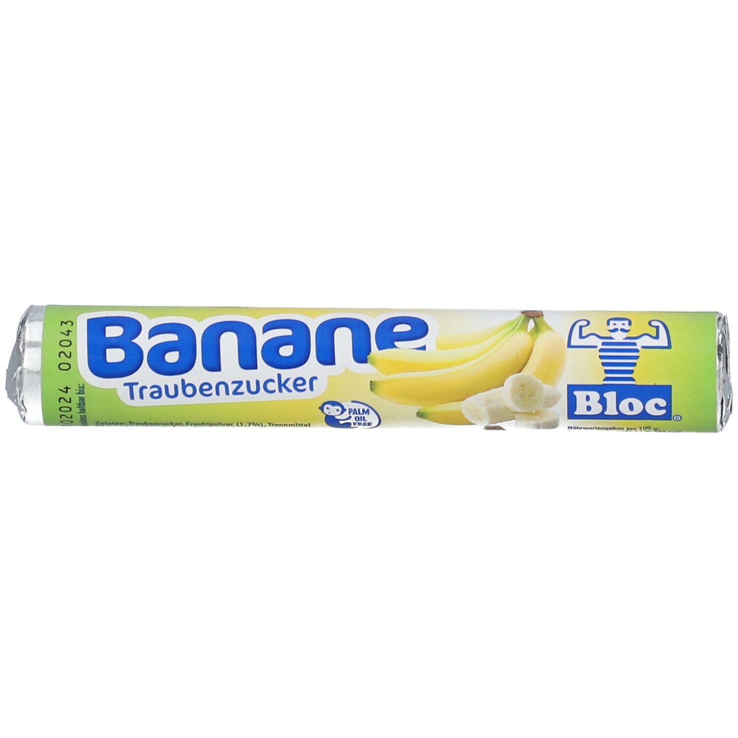 Bloc® Traubenzuckerrolle Banane