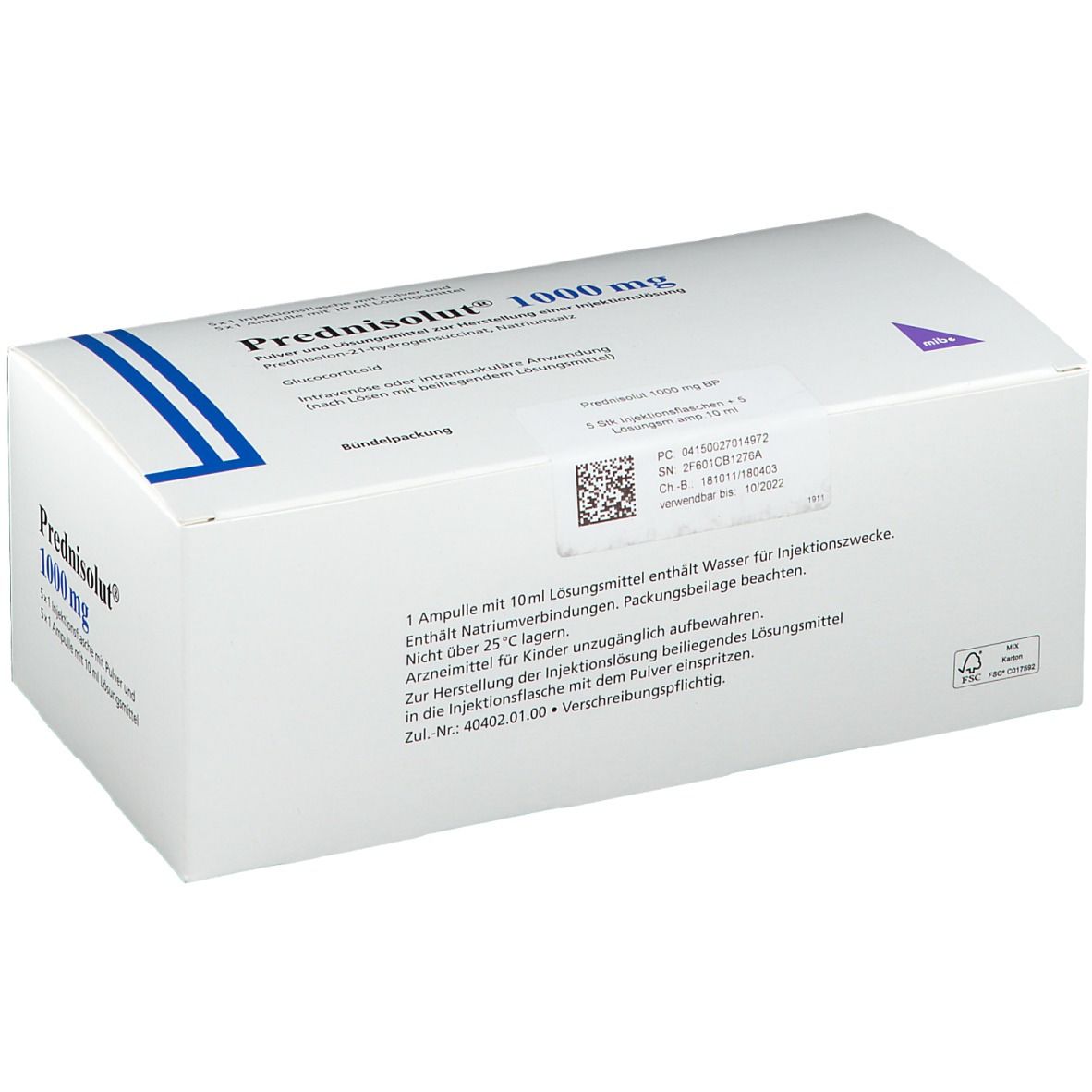 Prednisolut® 1000 mg