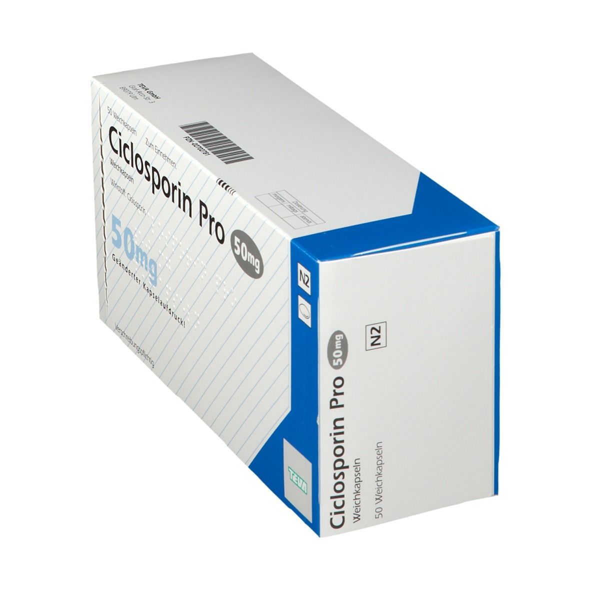 Ciclosporin Pro 50 mg Weichkapseln St