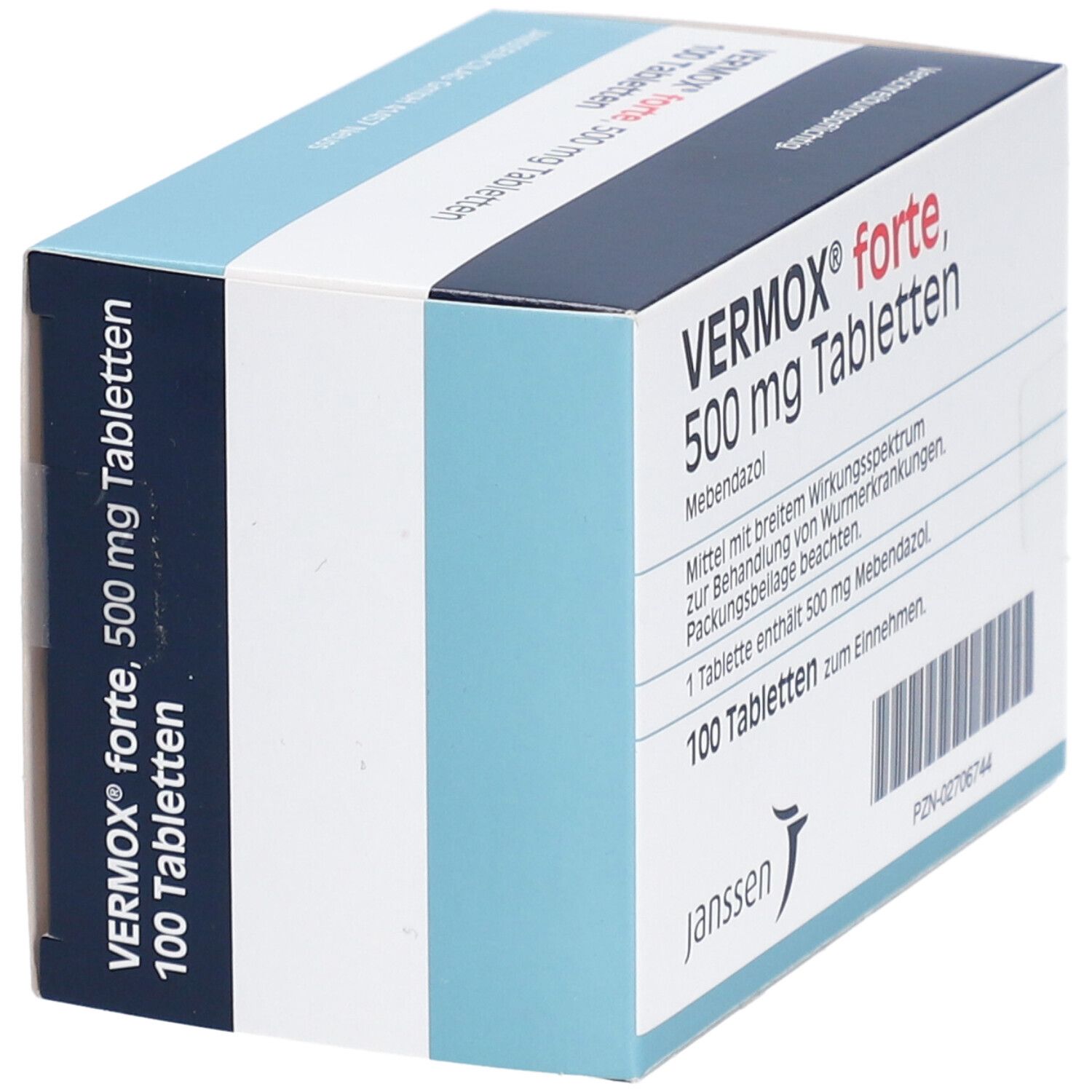 Vermox forte 500 mg tabletten