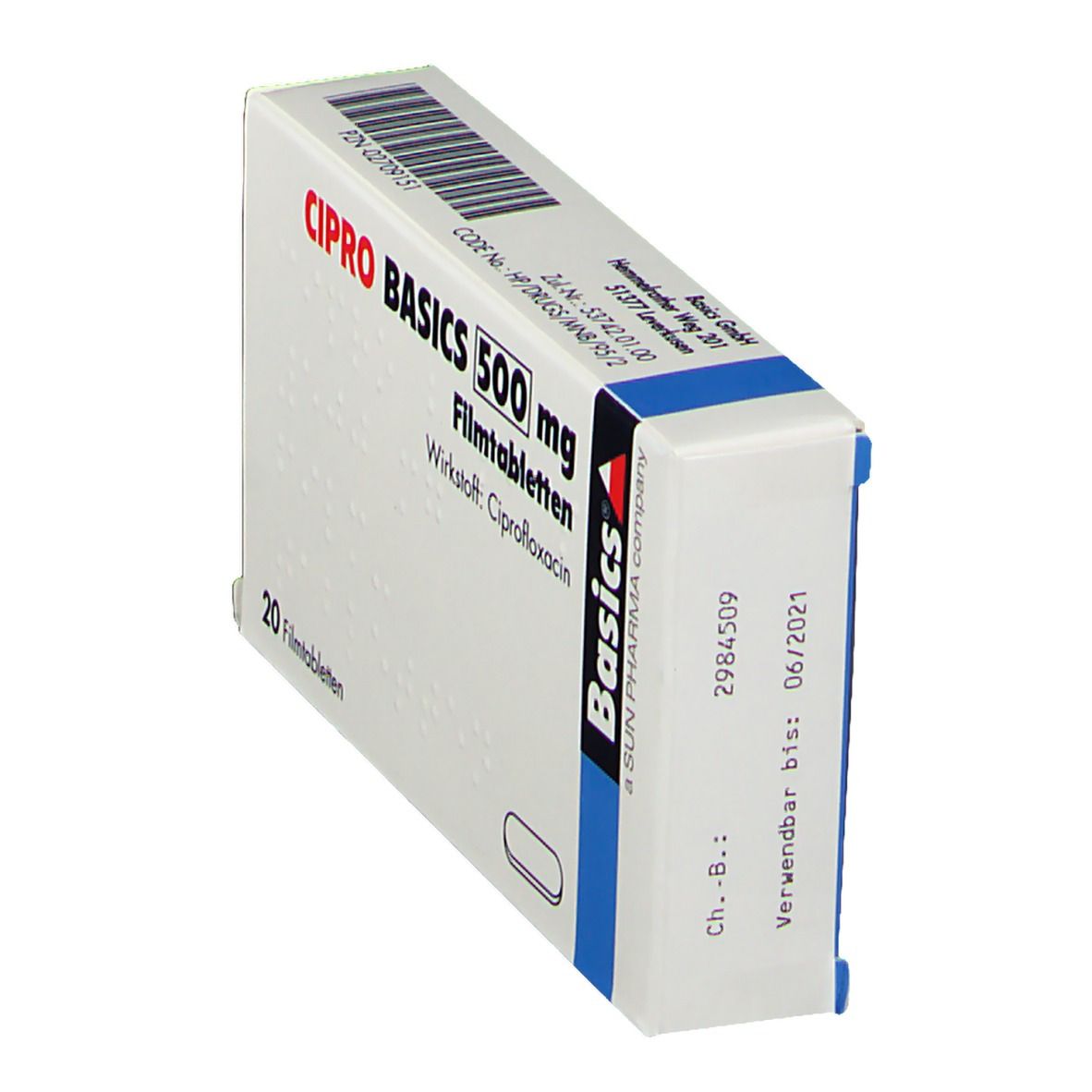 Ciprofloxacin 500mg Basics