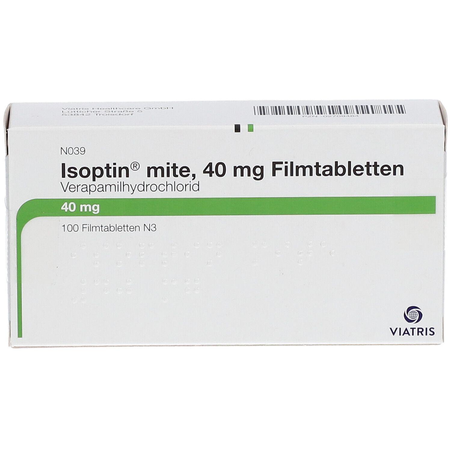 Isoptin® mite 40 mg