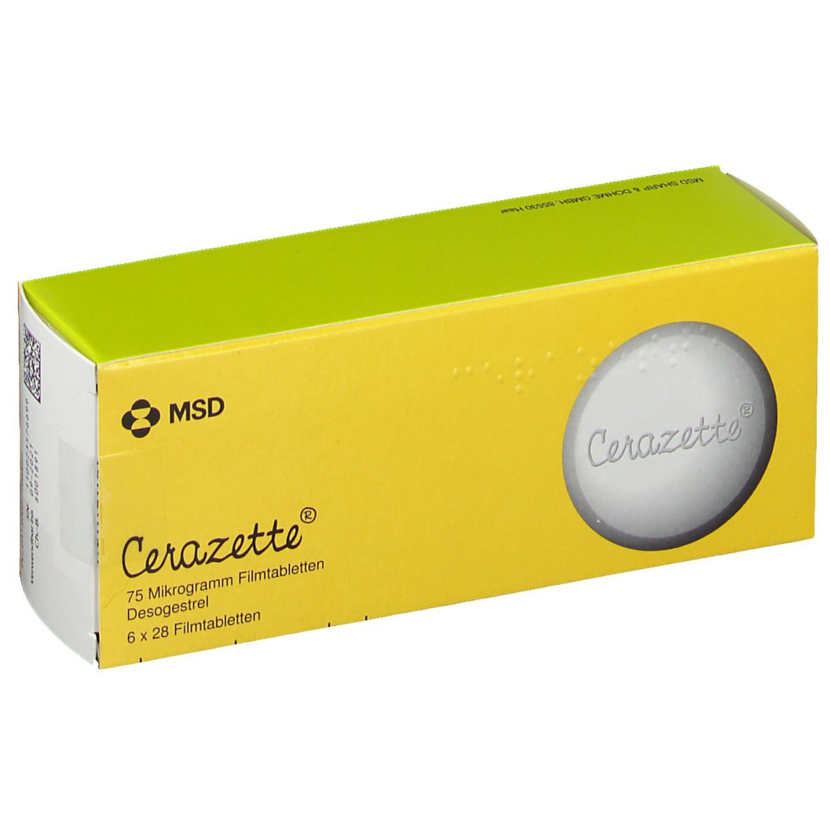 Cerazette® 75 µg 6x28 St mit dem E-Rezept kaufen - SHOP APOTHEKE