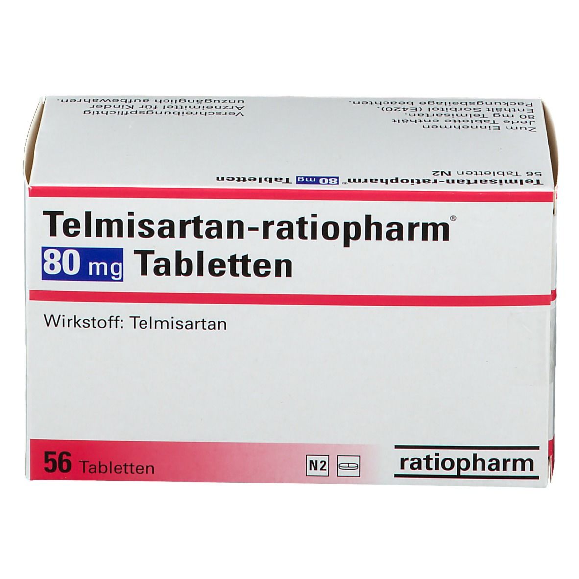 Telmisartan-ratiopharm® 80 mg