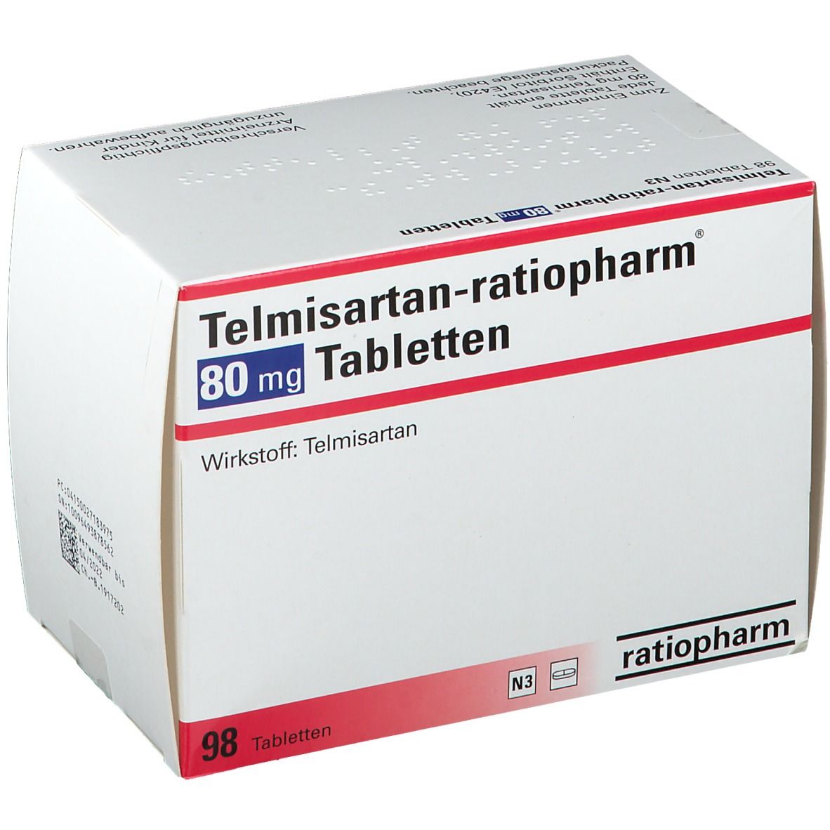 Telmisartan-ratiopharm® 80 mg