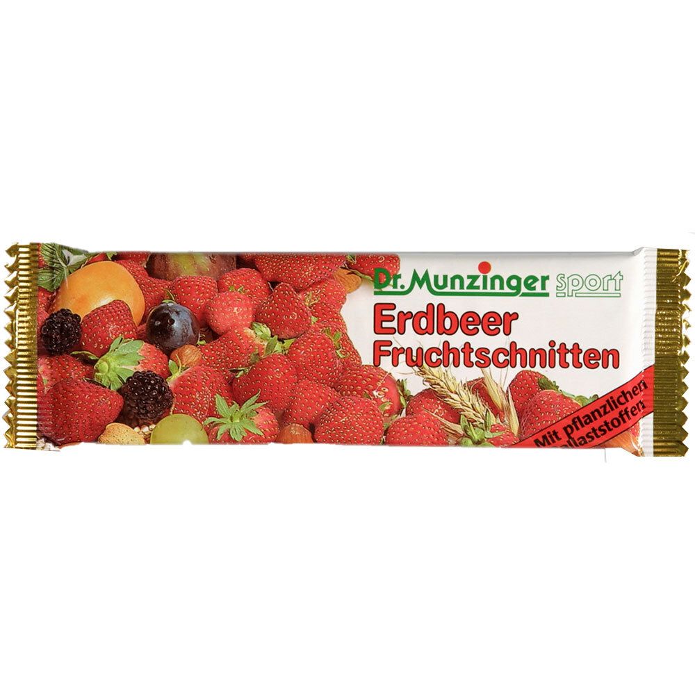 Dr. Munziger Sport Erdbeer Fruchtschnitte
