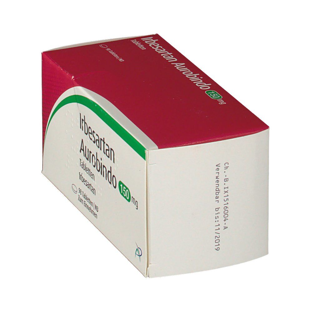 Irbesartan Aurobindo 150 mg Tabletten 98 St