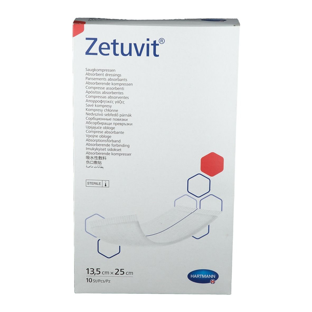 Zetuvit Saugkompresse Steril Cm X Cm St Shop Apotheke Com