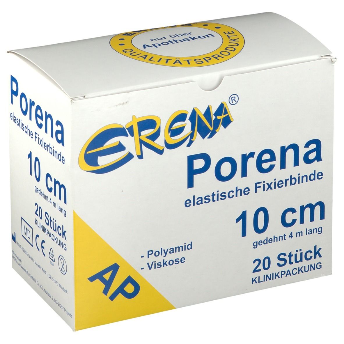 Erena® Porena hochelastische Fixierbinde 10 cm