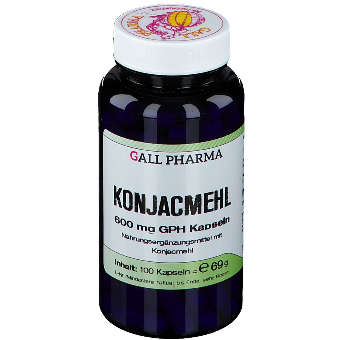 Gall Pharma Konjacmehl 600 mg