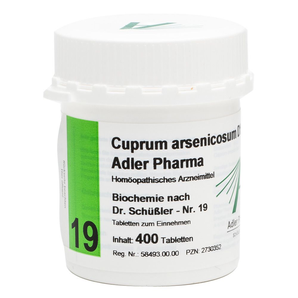 Adler Pharma Cuprum arsenicosum D12 Biochemie nach Dr. Schüßler Nr. 19