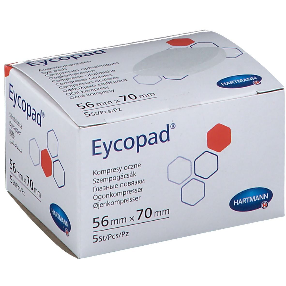 Eycopad® Augenkompresse unsteril 56 x 70 mm