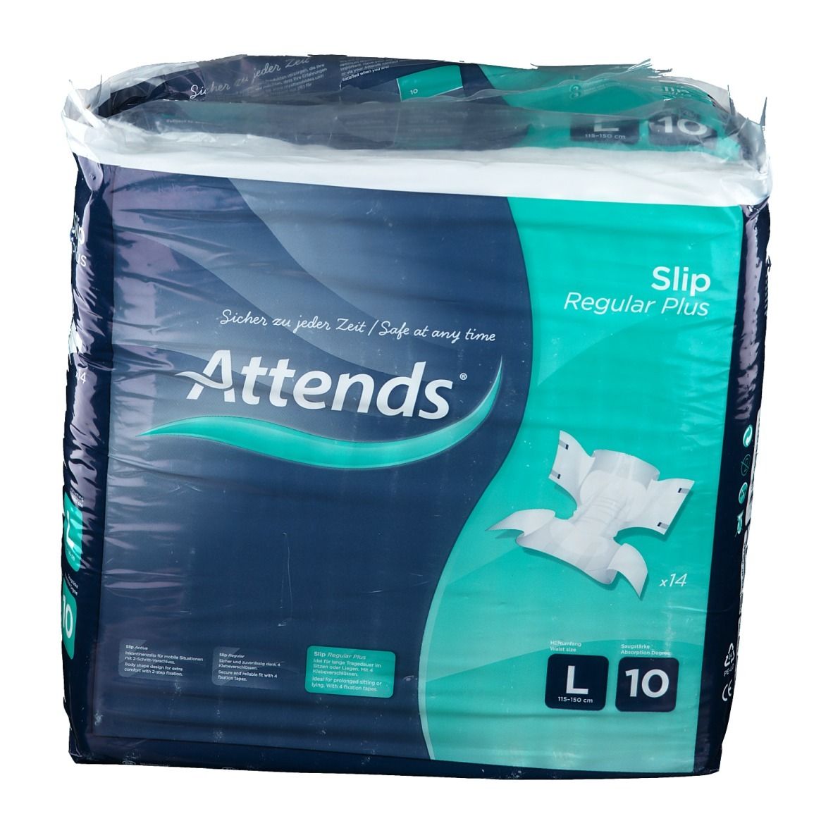 Attends® Slip Regular Plus 10 L