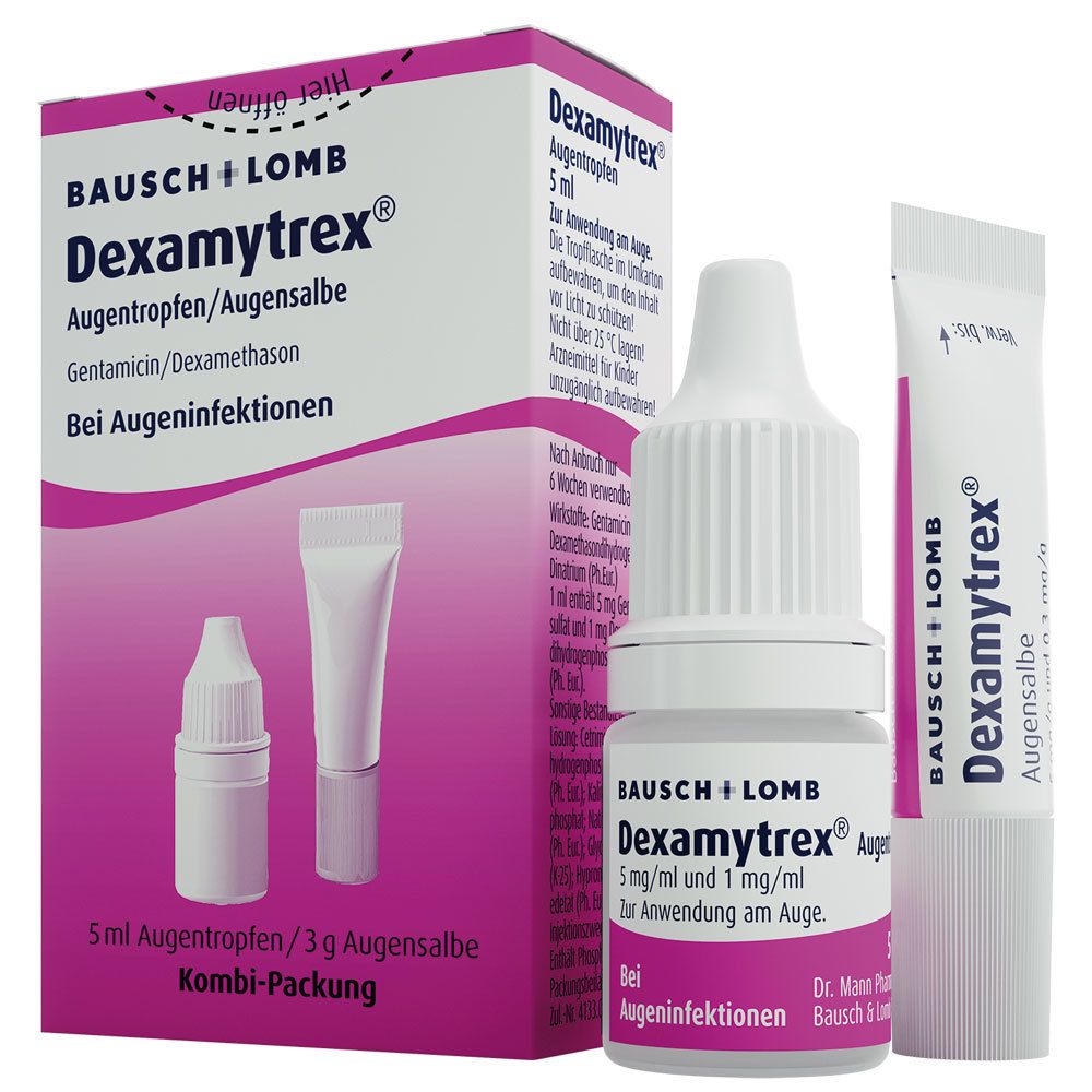Dexamytrex® Augentropfen/Augensalbe