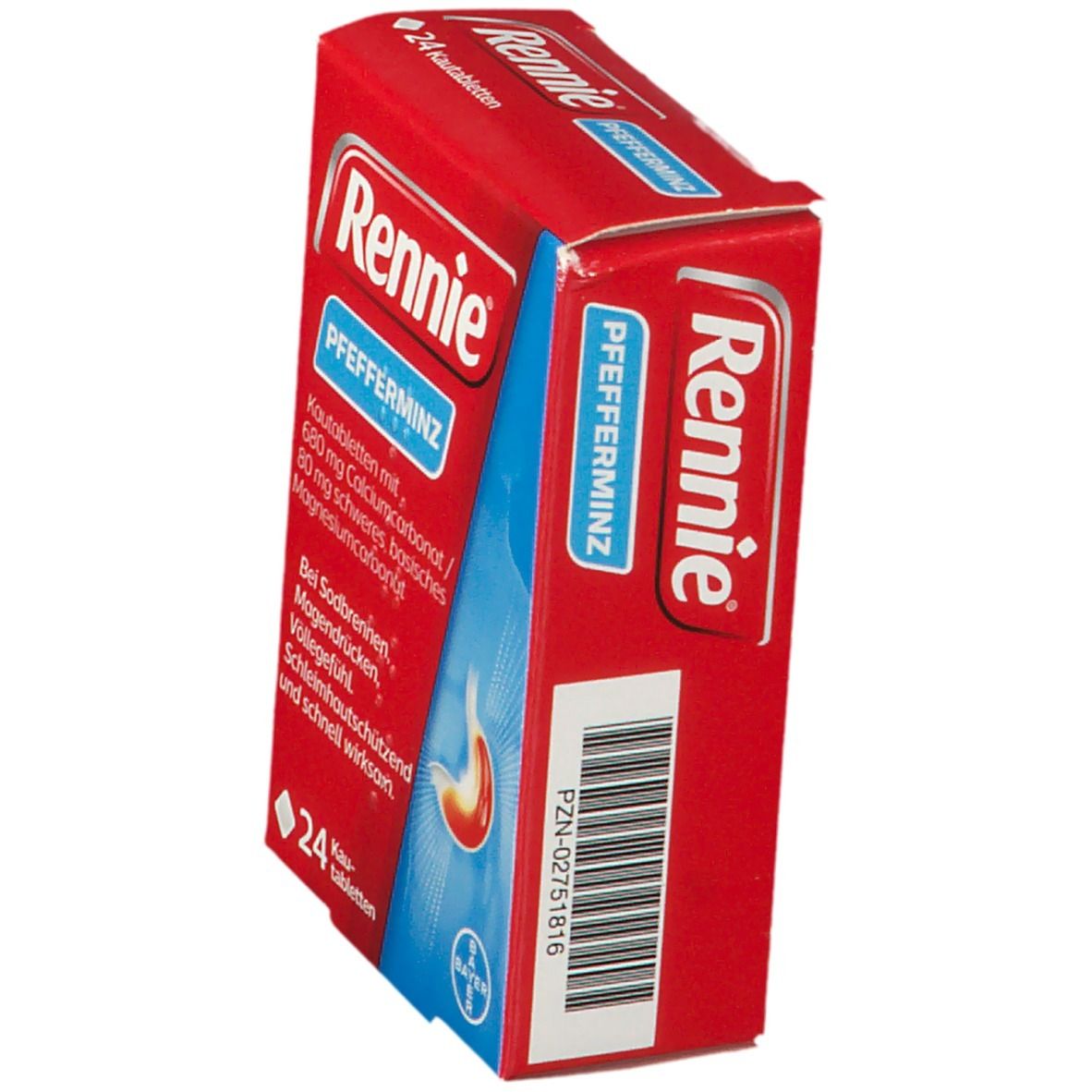 Rennie® Pfefferminz Kautabletten bei Sodbrennen