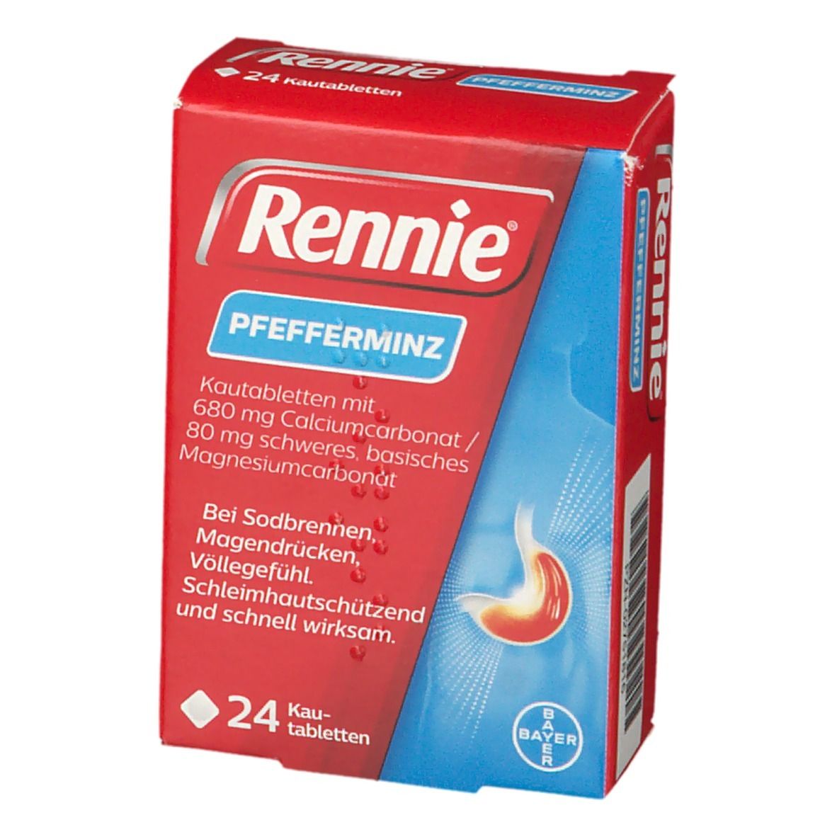 Rennie® Pfefferminz Kautabletten bei Sodbrennen