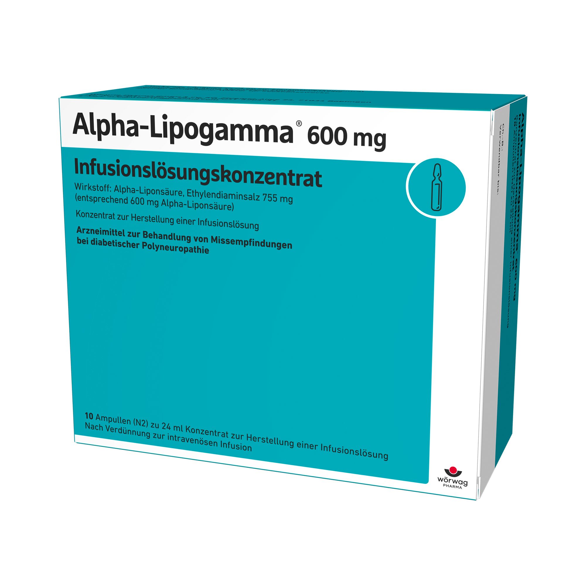 Alpha Lipogamma® 600 mg Infusionslösungskonzentrat