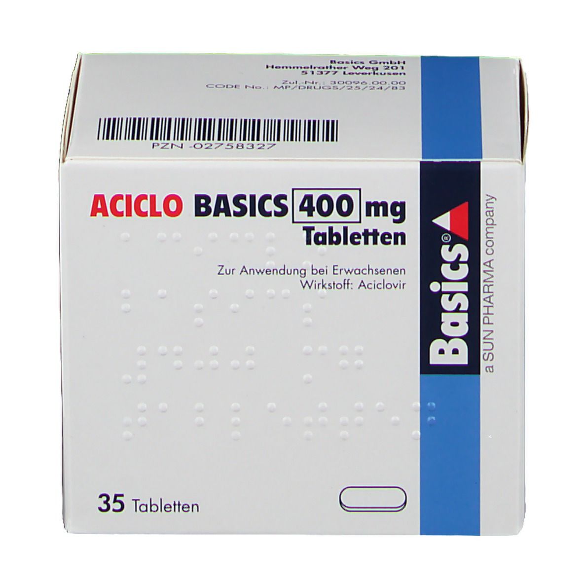 ACICLO BASICS 400 mg