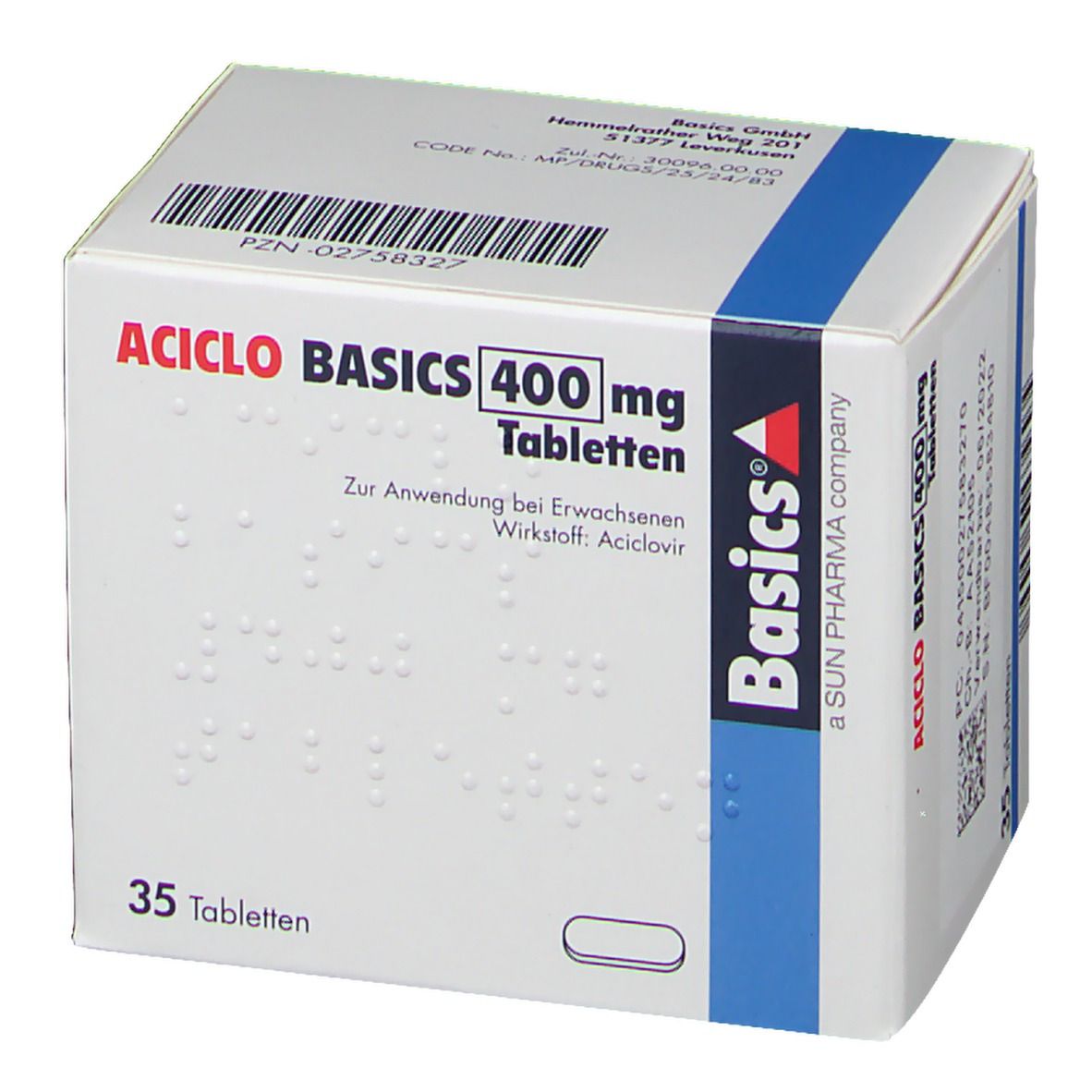ACICLO BASICS 400 mg