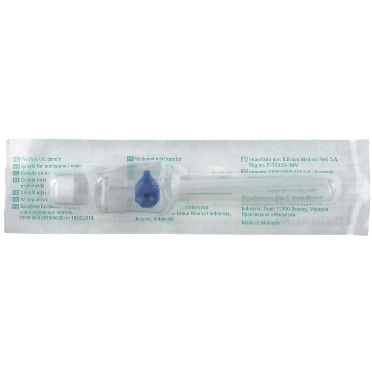 Vasofix Braunüle 22G 25mm blau