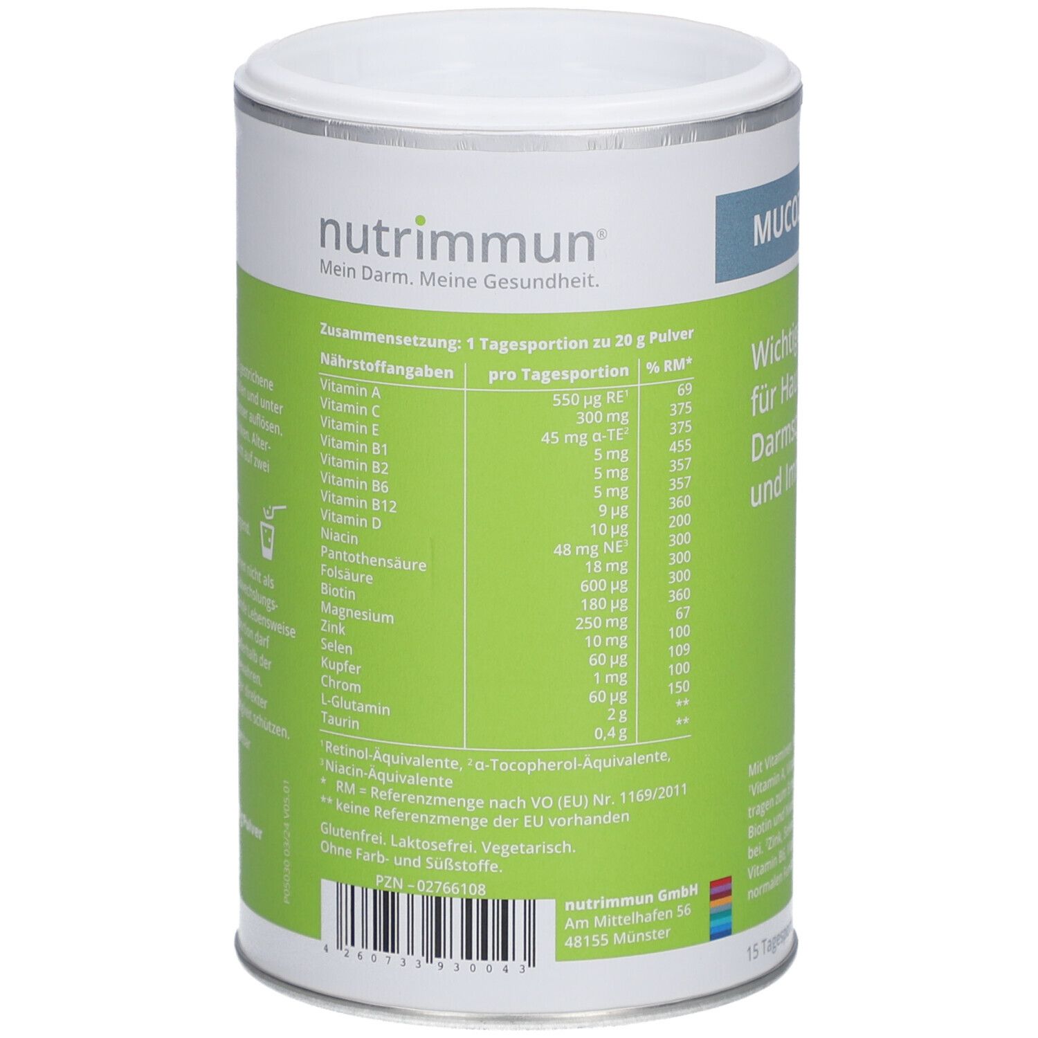 nutrimmun® MUCOZINK® 300 g