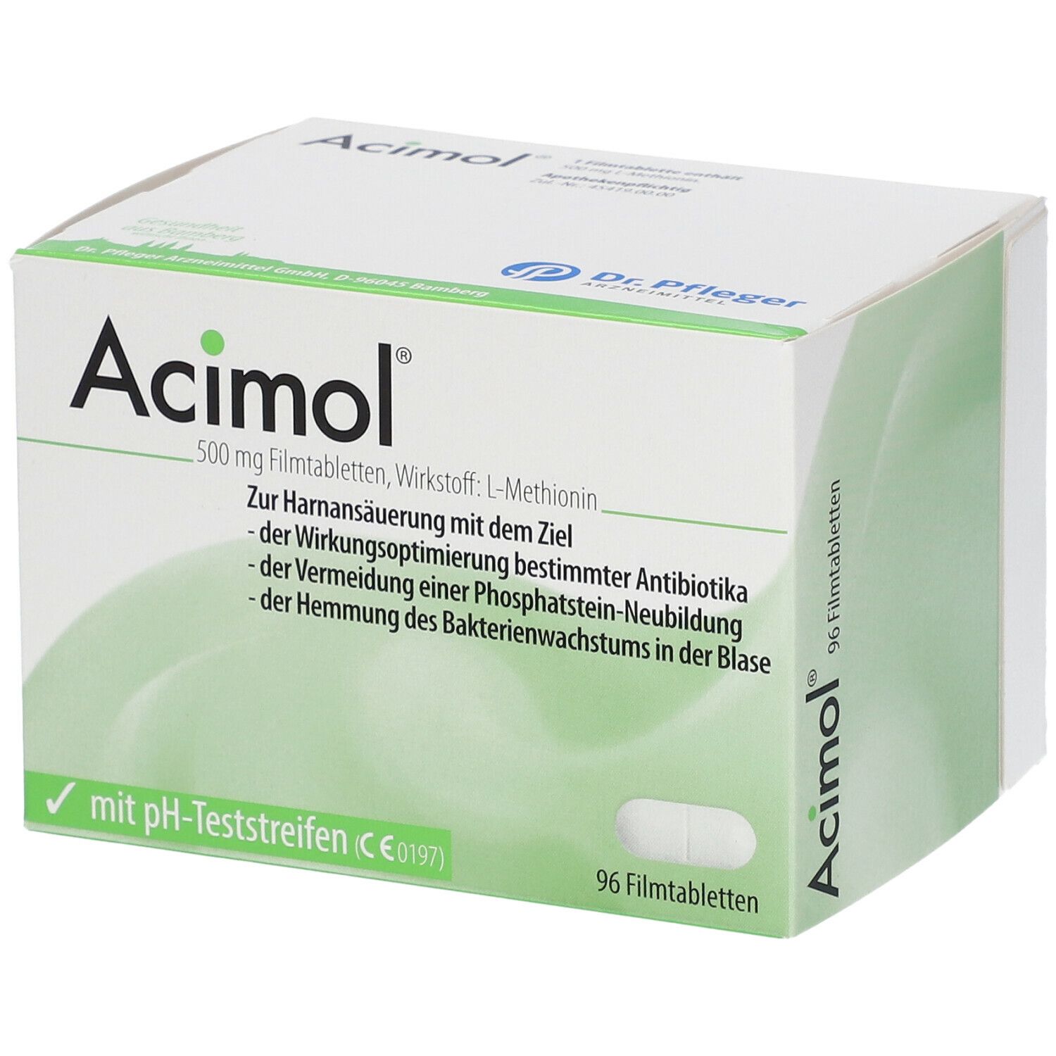 Acimol® 500 mg Filmtabletten mit 50 pH-Teststreifen
