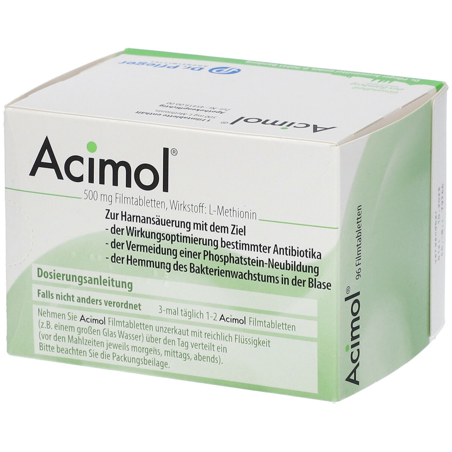 Acimol® 500 mg Filmtabletten mit 50 pH-Teststreifen