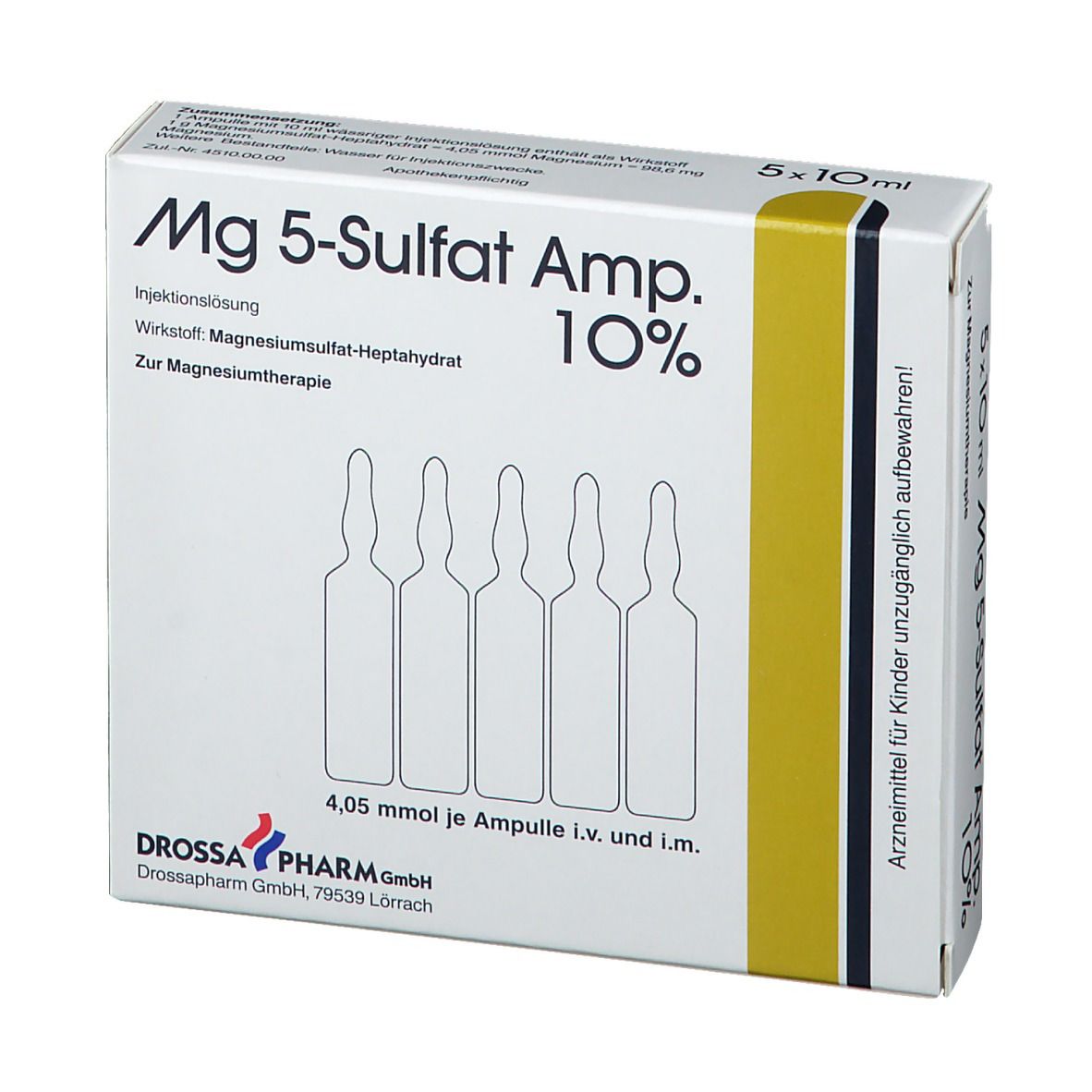 Mg 5 Sulfat 10% Amp.