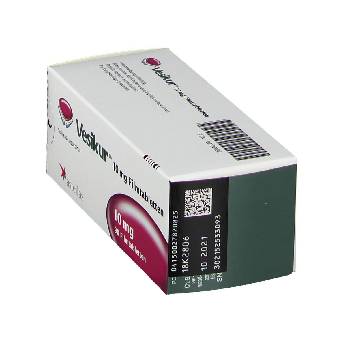 Vesikur 10 mg Filmtabletten 90 St