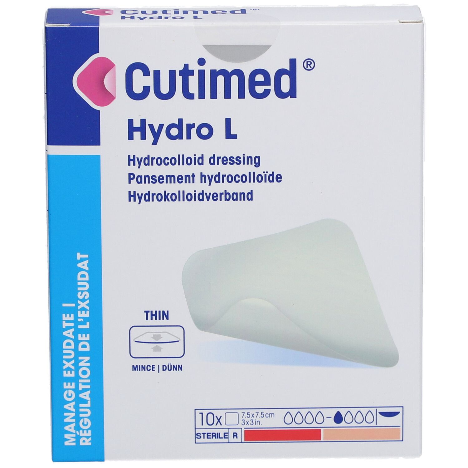 Cutimed® Hydro L 7,5 cm x 7,5 cm