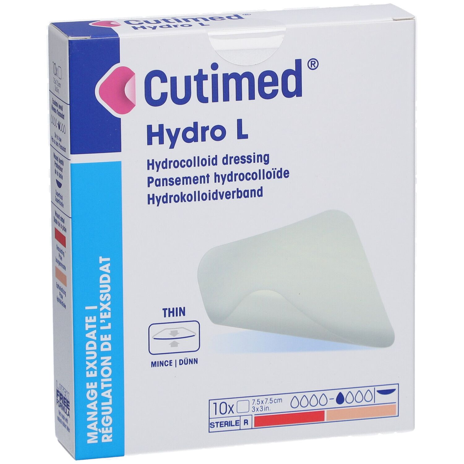 Cutimed® Hydro L 7,5 cm x 7,5 cm