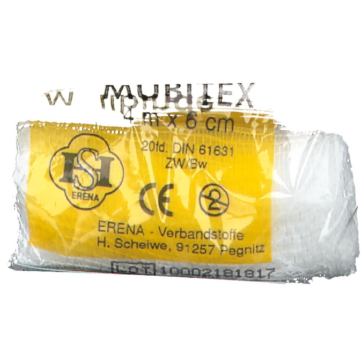 Mubitex Mullbinden 4 cm einzeln in Cello 1 St Binden