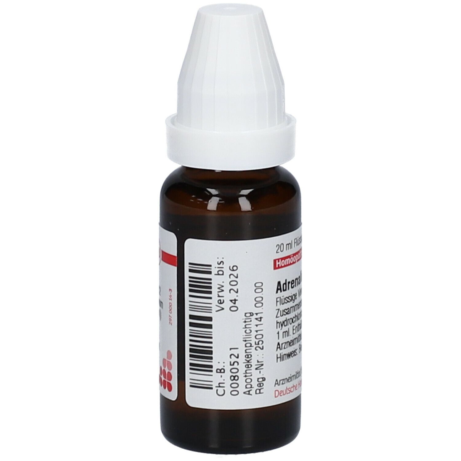 Adrenalinum Hydrochloricum D 12 Dilution 20 ml