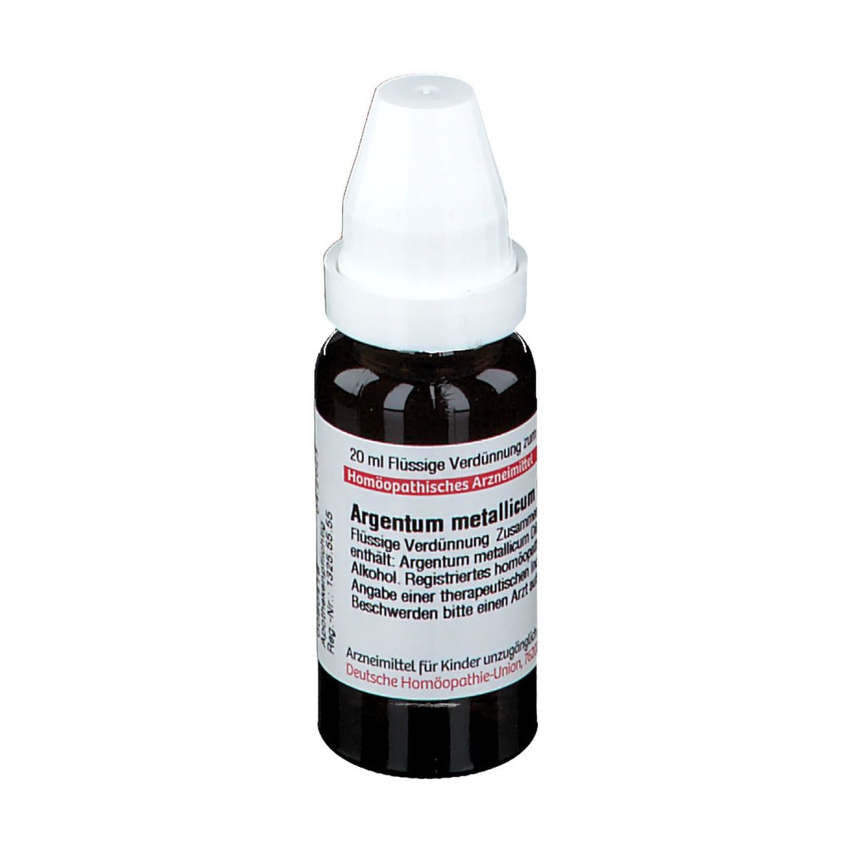 Argentum Metallicum D 30 Dilution 20 ml