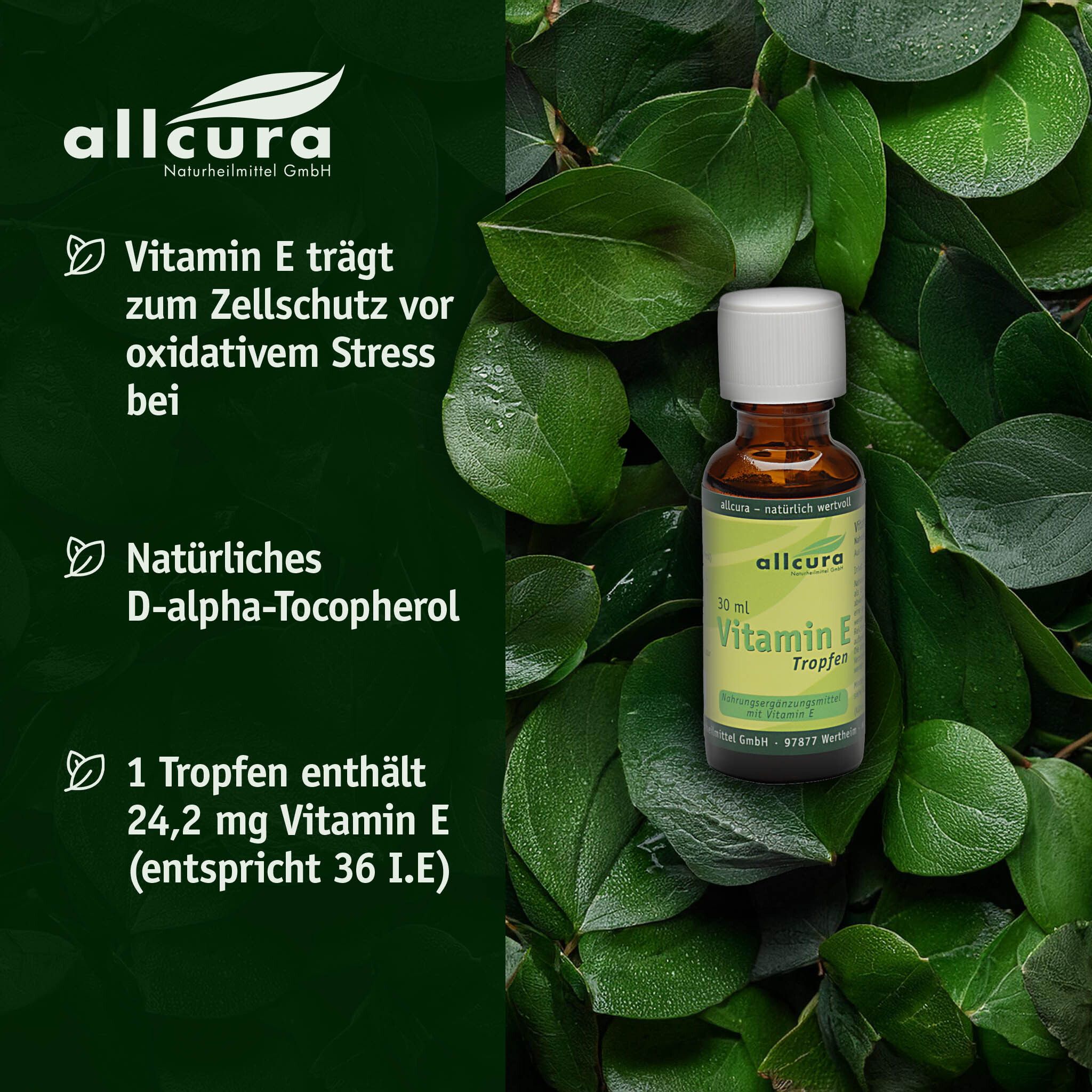 allcura Vitamin E Tropfen