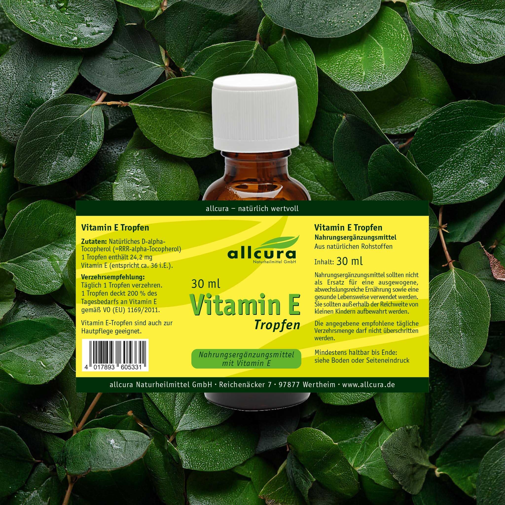 allcura Vitamin E Tropfen