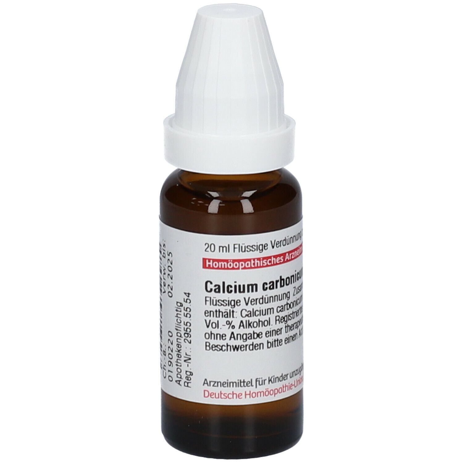 Calcium Carbonicum Hahnemanni D 8 Dilution 20 ml